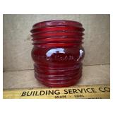 Dietz Red glass globe
