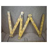 Wooden Carpenters foldup 36' ruler