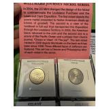 Westward Journey, US Treasury medallion etc