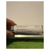1roll of US Jefferson nickels 1960 and older