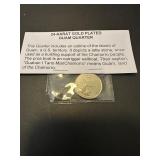 24 Karat Gold plated Guam quarter