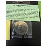 US Eisenhower dollar coin