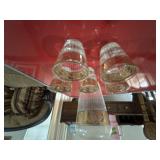 Liquor decantor w/glasses