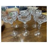 Crystal stem glasses