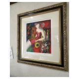 Framed and signed Art
