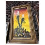Framed Oil painting