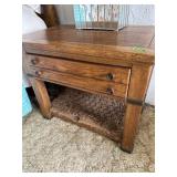 Oak chest w/drawers