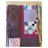 Clean handstitched quilt