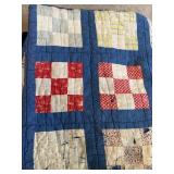 Clean handstitched quilt