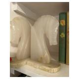 Pair of marble Bookends