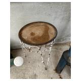 Metal outdoor table