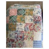 Clean handstitched quilt