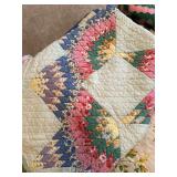 Clean handstitched quilt