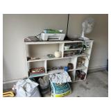 Ahelf w/misc garage items