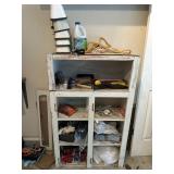Shelf w/misc contents