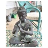 Copper outdoor figurine