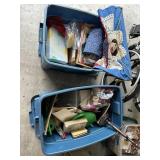 Misc contents of tubs
