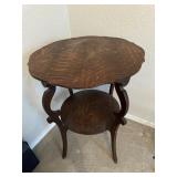 Oak lamp table