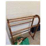 Oak Quilt rack