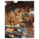 Misc contents of shop wall