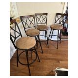 5 Barstools, swivels