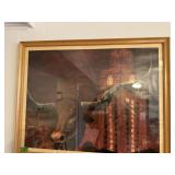 Framed Bevo, UT Tower print