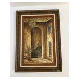 Framed Oil painting