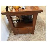 Wooden end table