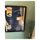 Framed Old Dutch Cleanser advertisemnt