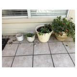MIsc outdoor planters
