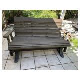 Wooden bench