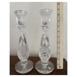 Heavy Crystal candleholders