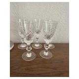Crystal stem glasses