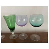 MIsc color stem glasses