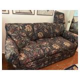 Floral sleeper loveseat