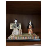 Japan Kimekomi Hina dolls on platform
