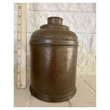 Hammered copper tobacco or cigar humidor