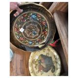 Pair of plastic platters