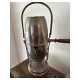 Egg shaped antique rocking or flip coffee pot