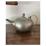 Teapot with vintage handle