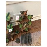 Pair of wooden Coo Coo clocks