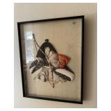 Framed Japan Oshie padded 3D fabric
