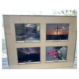 Framed colorful florals