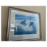 Large framed print