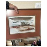 Framed Watercolor picture