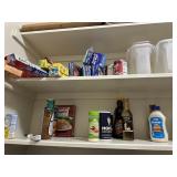 Misc contents of Kitchen pantry, laundry room