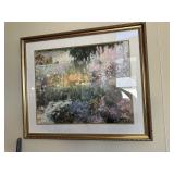 Large framed print