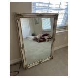 Gold framed mirror