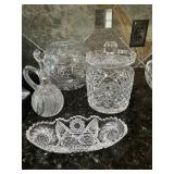 MIsc crystal glassware