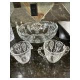 Misc Etched glassware